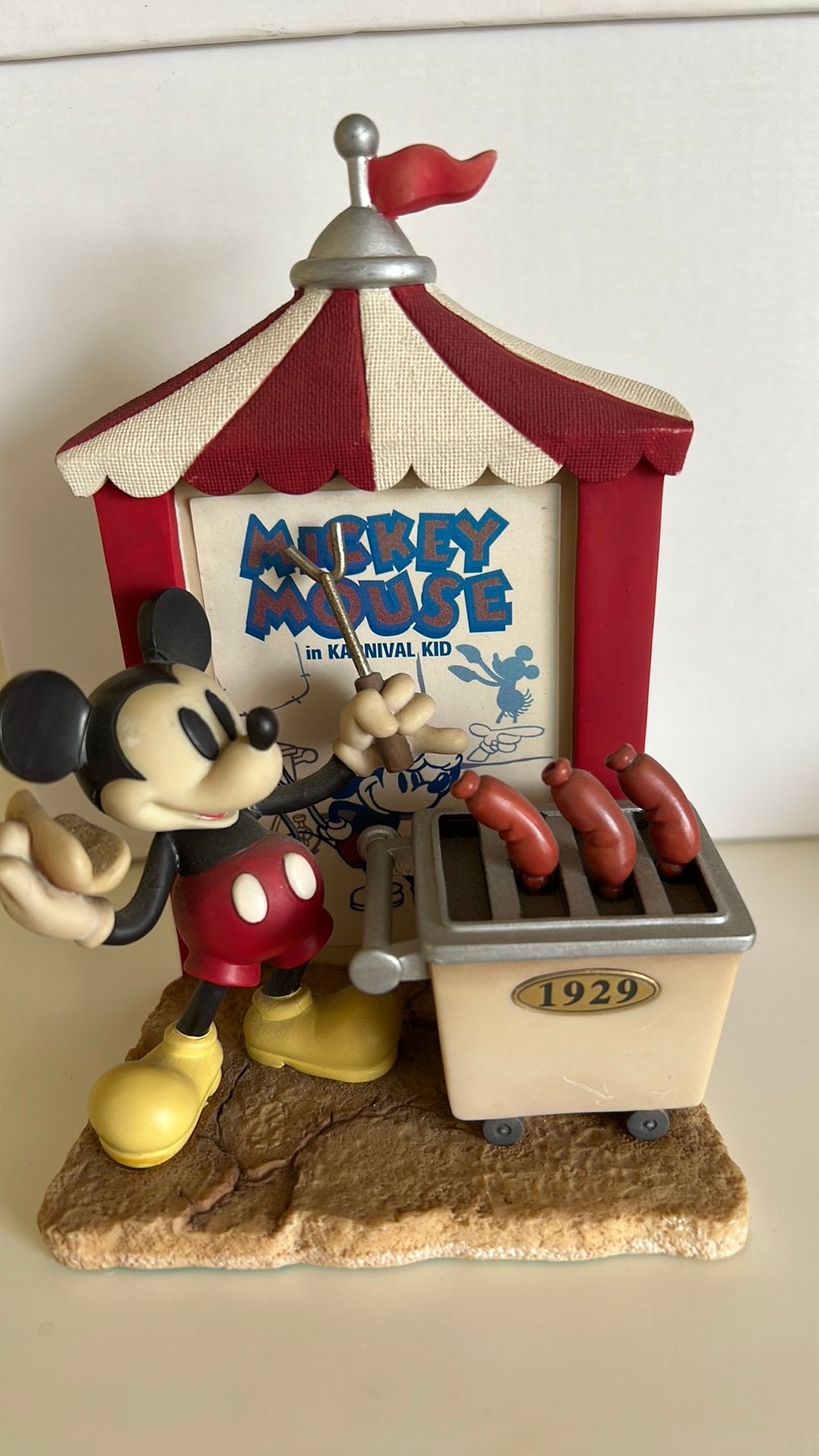 Micky Mouse Karnival Kid limited Edison, Verzamelen, Ophalen of Verzenden, Mickey Mouse, Gebruikt, Beeldje of Figuurtje