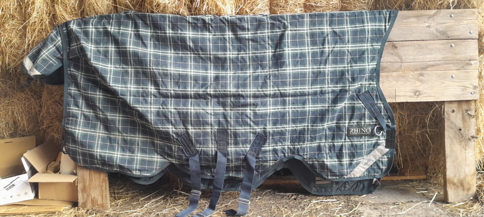 Rhino 100 gram 168cm onderlengte, Ophalen of Verzenden, Zo goed als nieuw, 100 g, Regendeken