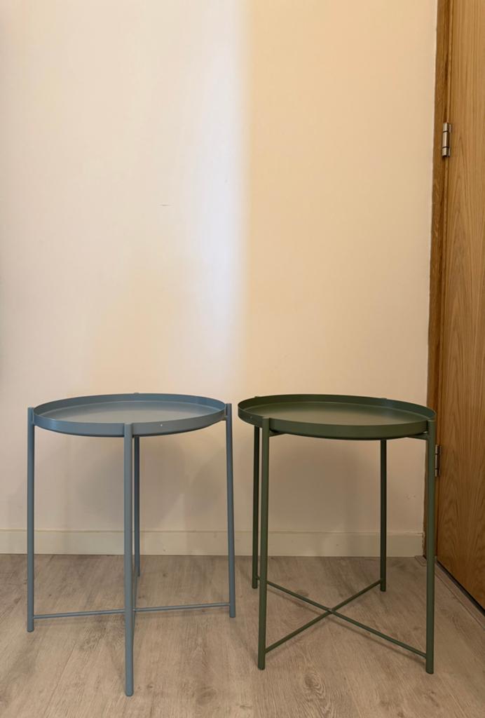 IKEA Tray tables - can be bought separately, Minder dan 55 cm, Metaal of Aluminium, Zo goed als nieuw, Rechthoekig