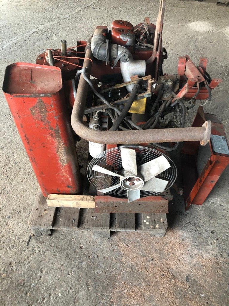 Twee cilinder Deutz diesel met Atlas lucht compressor, Doe-het-zelf en Verbouw, Compressors, 100 liter of meer, Ophalen, Gebruikt