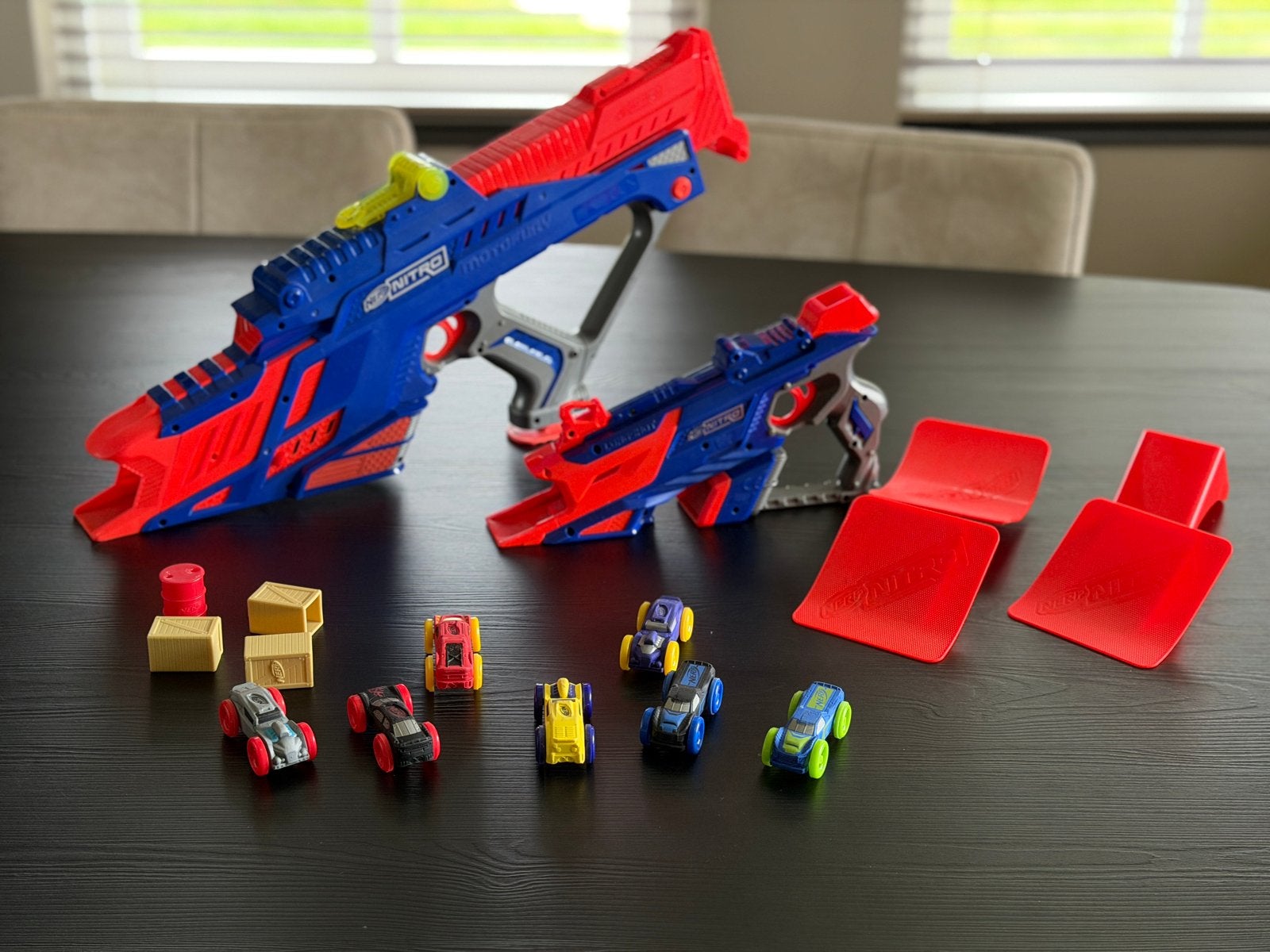 Grote Nerf collectie (9 stuks) met Accessoires, Verzenden, Gebruikt, Jongen of Meisje