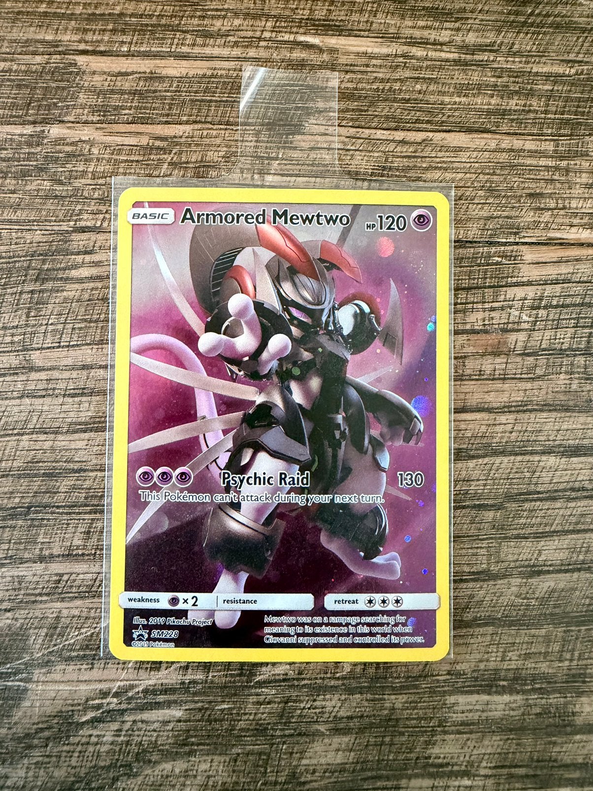 Armored mewtwo SM228 Near Mint ENKEL OPHALEN, Ophalen, Zo goed als nieuw