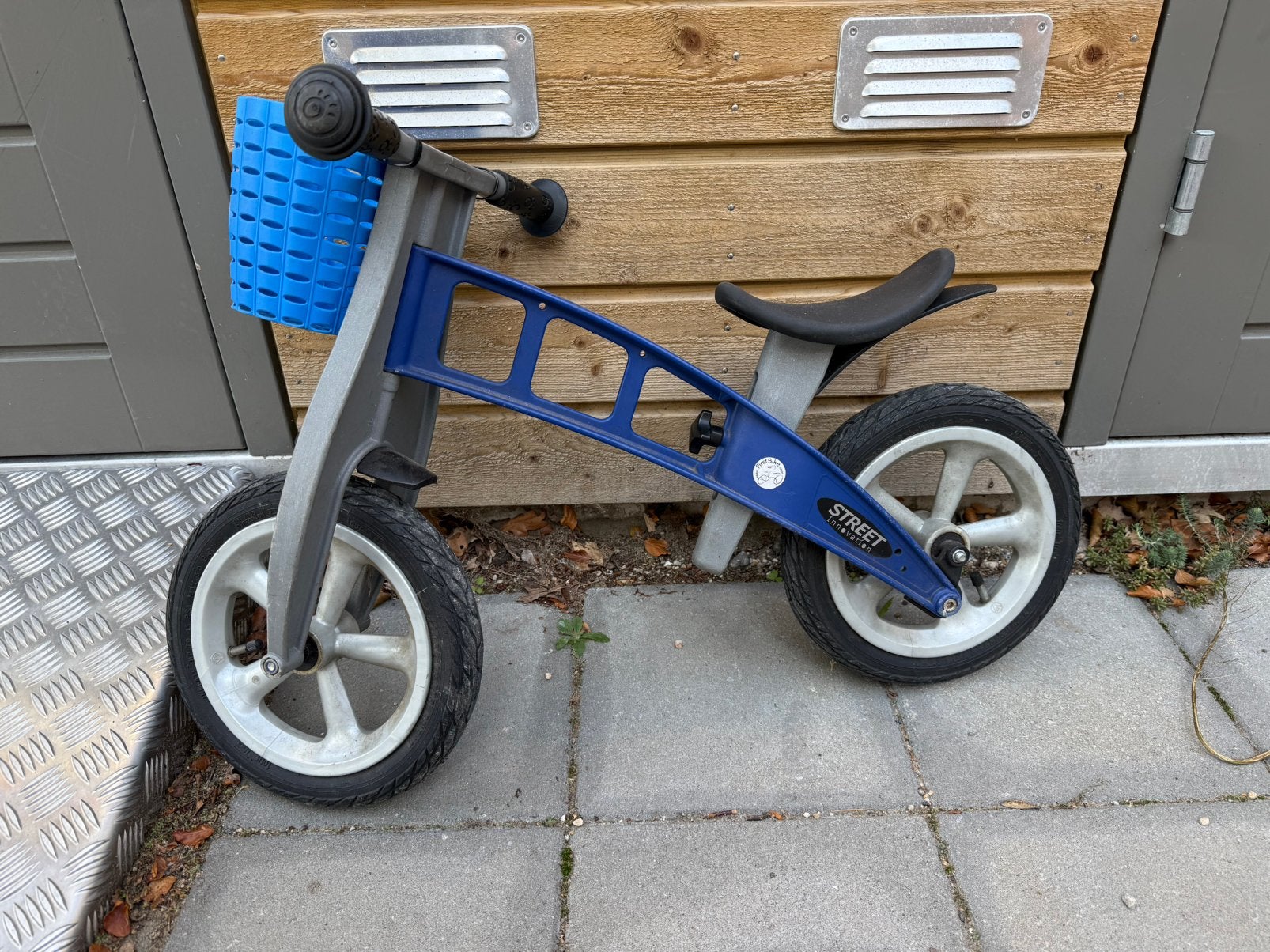 Loopfiets 12 inch firstbike blauw, Ophalen, Gebruikt, Loopfiets
