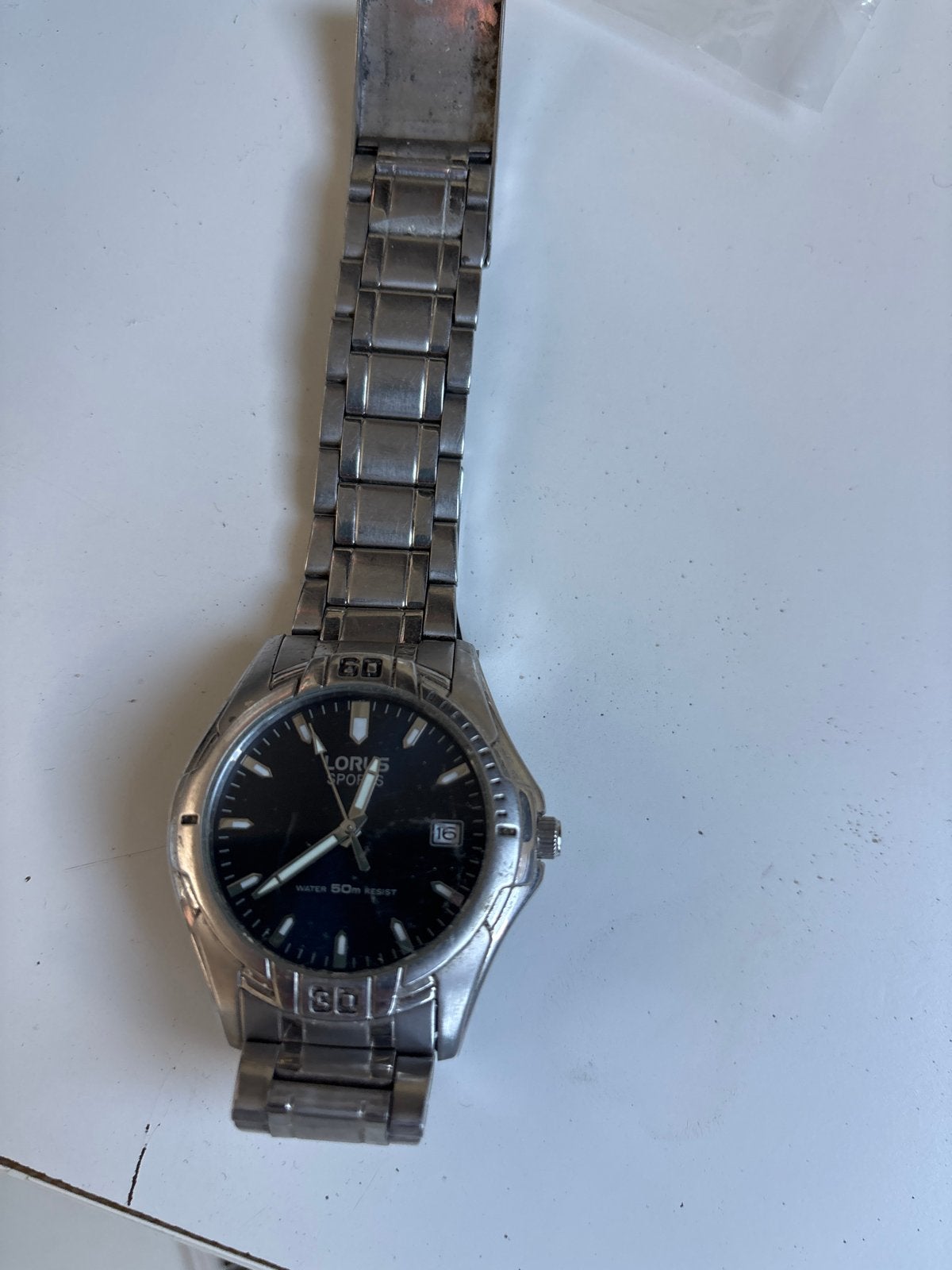 Lorus Sports Herenhorloge - Gebruikt, Staal, Sieraden, Tassen en Uiterlijk, Horloges | Heren, Overige merken, Gebruikt, Staal