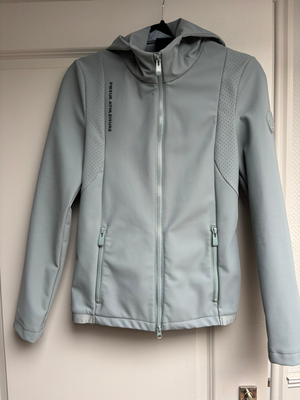 Pikeur jasje 1 x gedragen groen/grijs maat S, Dieren en Toebehoren, Ophalen of Verzenden, Zo goed als nieuw, Dressuur, Bovenkleding