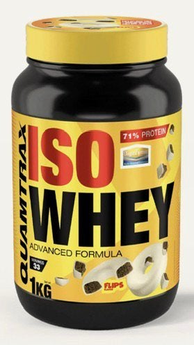 NIEUW - Quamtrax iso whey white choco flips smaak 1KG, Sport en Fitness, Ophalen of Verzenden, Nieuw, Poeder of Drank