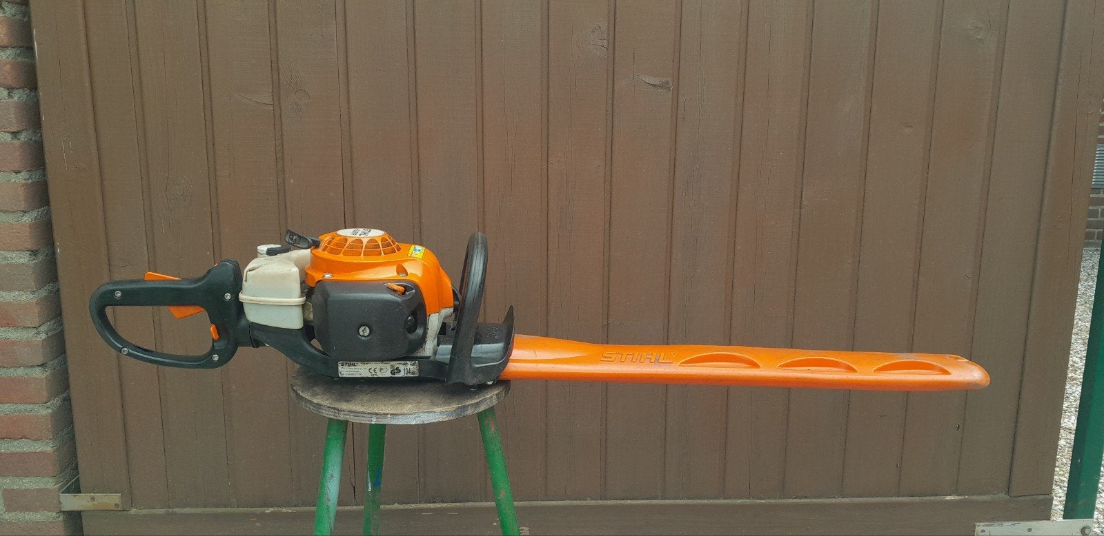 Stihl hs81r heggenschaar, Ophalen of Verzenden, Gebruikt, Benzine, Stihl