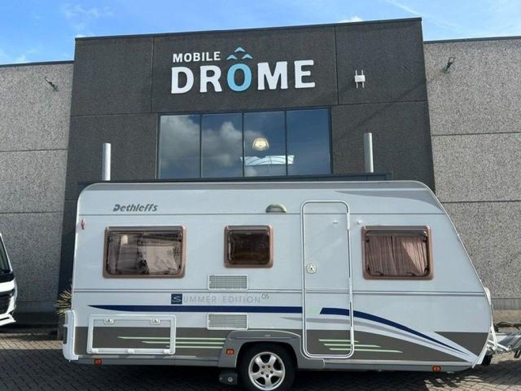 Dethleffs Summer Edition 430 DB MOVER+VOORTENT+FIETSENDRA, Rondzit, Dwarsbed, Bedrijf, 750 - 1000 kg