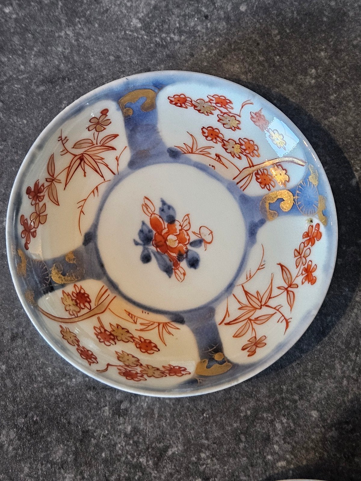 2 Antiek Chinees porselein schoteltjes Imari decor 18e eeuw, Antiek en Kunst, Antiek | Porselein, Verzenden