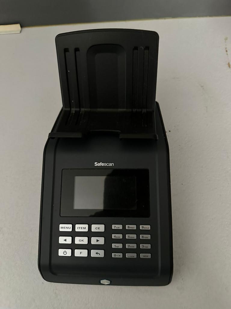 Safescan 155-S Geldteller en SumUp Air Pinautomaat, Ophalen, 1 tot 500 gram, 100 kg of meer, Zo goed als nieuw