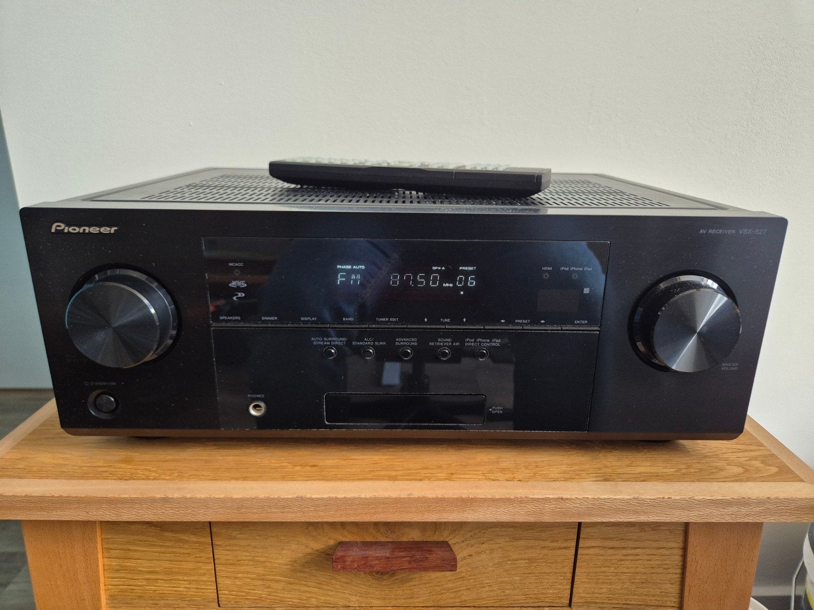 Pioneer AV Receiver VSX-527 met afstandsbediening, Audio, Tv en Foto, Stereo-sets, Ophalen, Tuner of Radio, Losse componenten