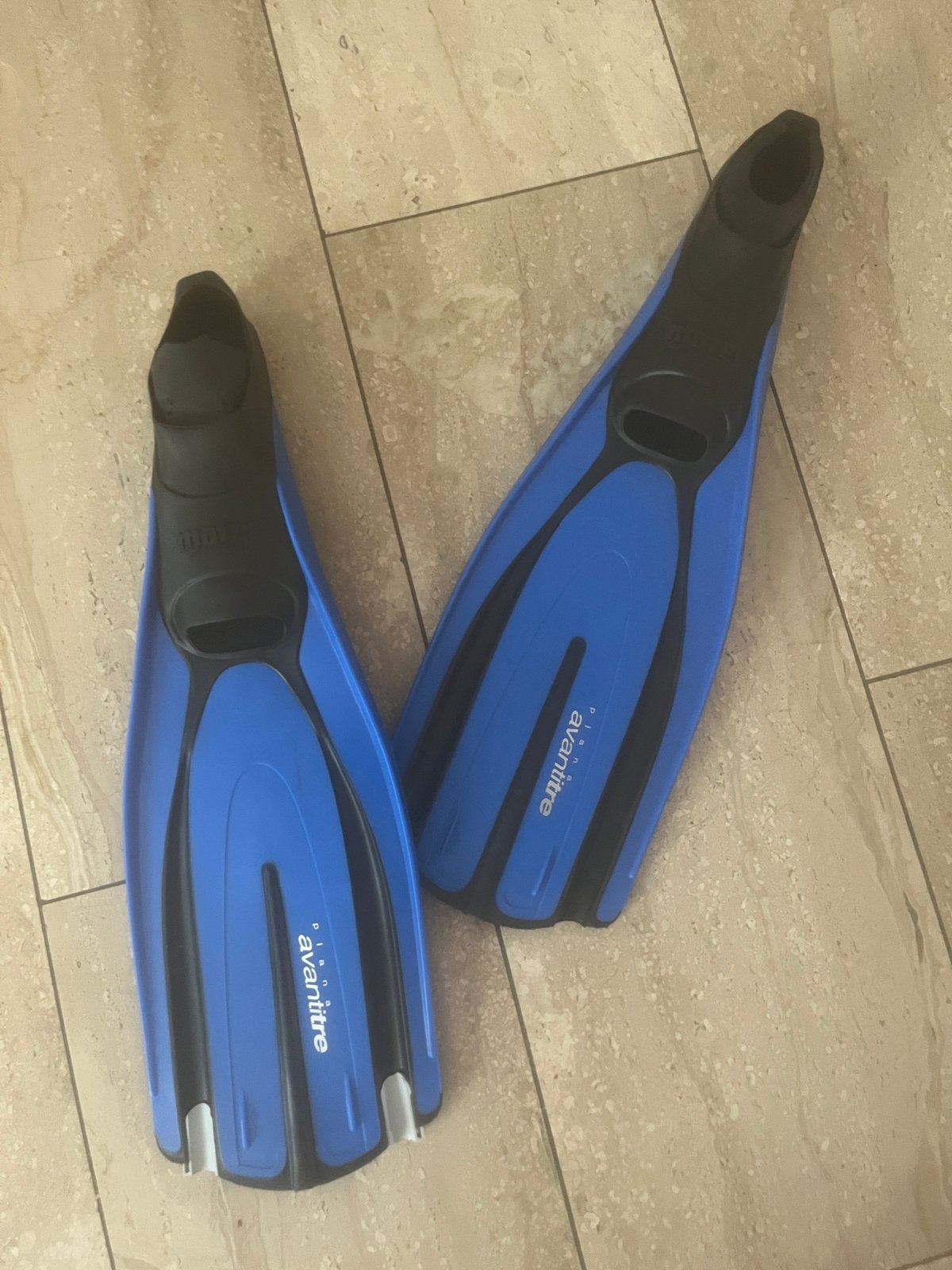 Blauwe Mares zwemvliezen, Ophalen, Zo goed als nieuw, Snorkelvinnen