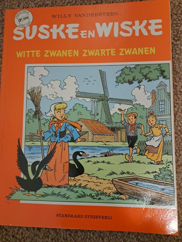 Suske en Wiske witte zwanen zwarte zwanen Albert Heijn 100jr, Eén stripboek, Ophalen of Verzenden
