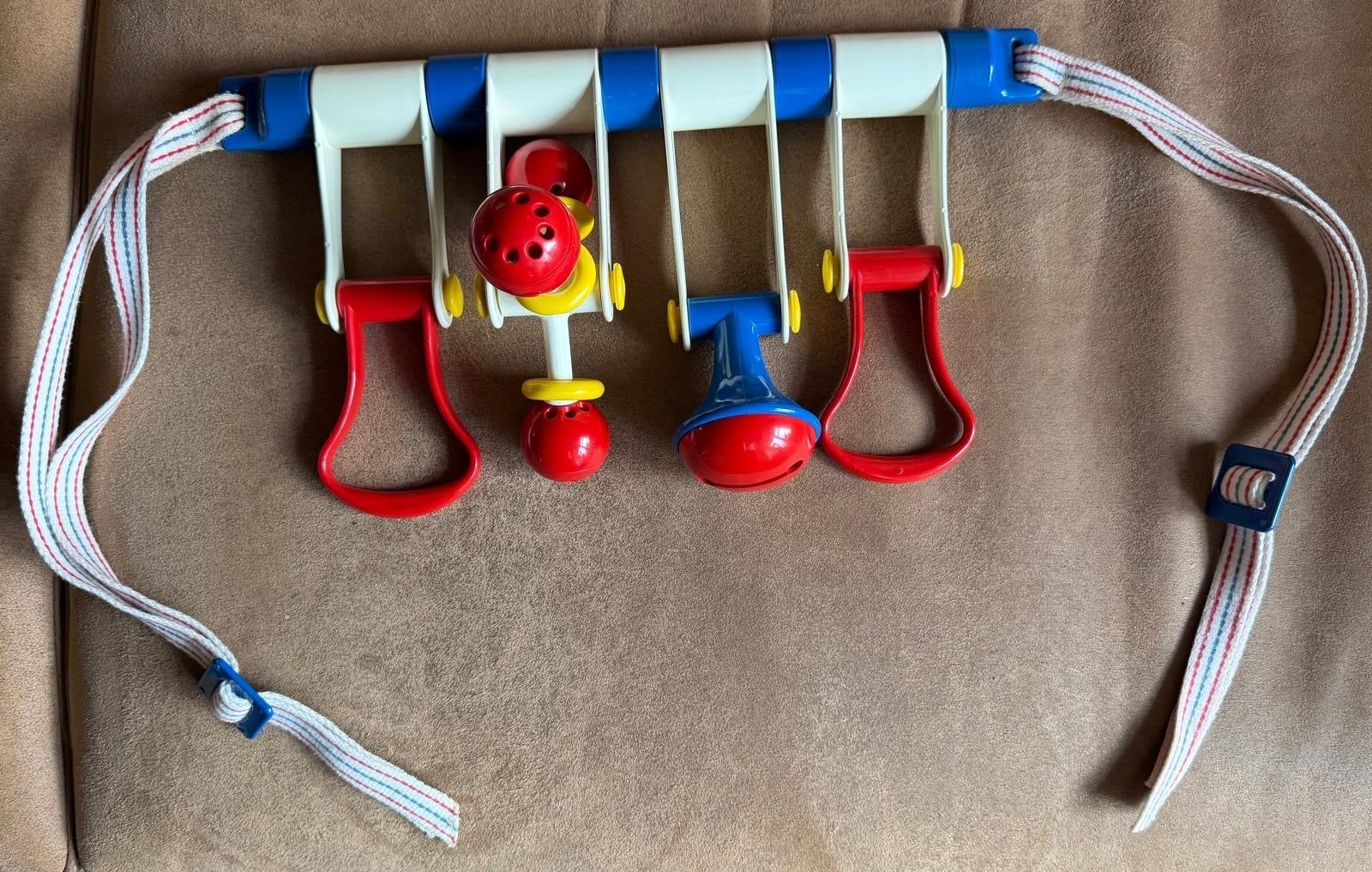 Vintage Babygym / Speelboog met rammelaars, Ophalen, Gebruikt, Babygym, Met geluid