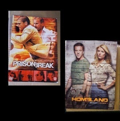 Prisonbreak 2e seizoen
Homeland seizoen 1, Nederlands, Zo goed als nieuw, Vanaf 12 jaar, Misdaad