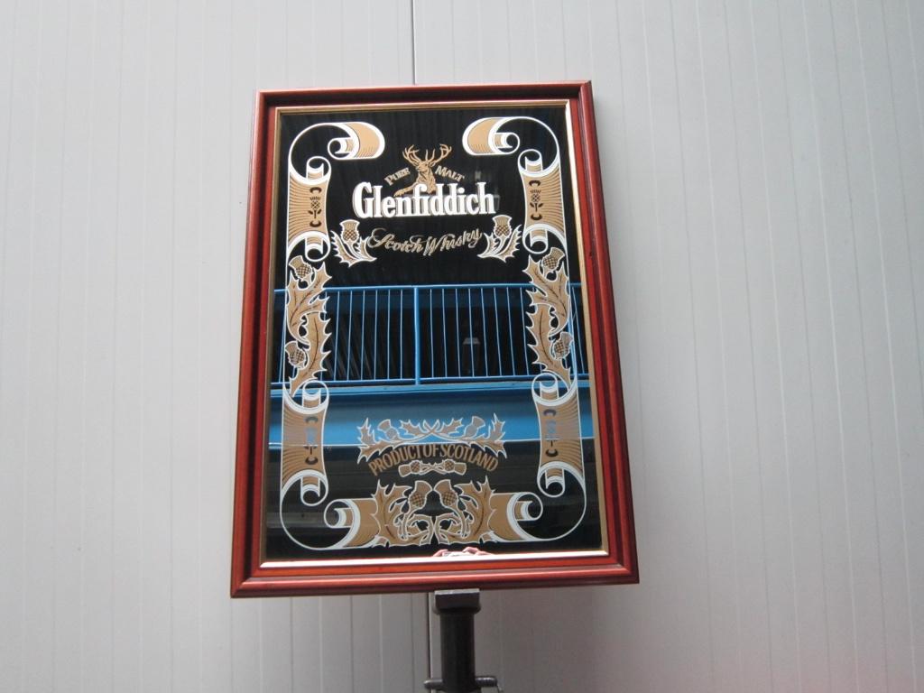 GLENFIDDICH WHISKEY SPIEGEL, Ophalen, Zo goed als nieuw, Overige typen