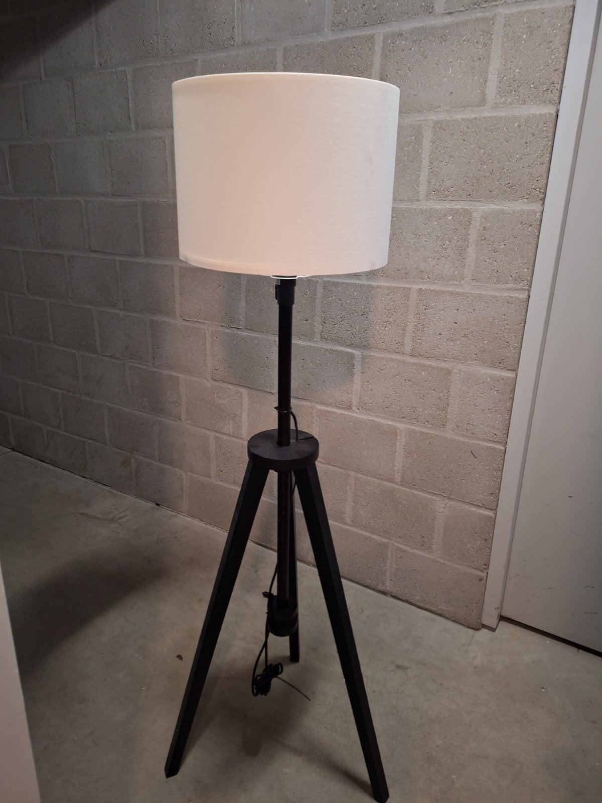 Te koop zgan staande lamp, Staande lamp 4 poot, E27 (groot), Zo goed als nieuw, 150 tot 200 cm