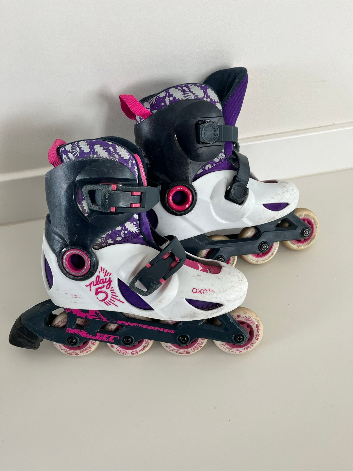 Oxelo Play 5 skeelers - Verstelbaar  (26/27/28), Sport en Fitness, Ophalen, Gebruikt, Overige typen, Overige merken