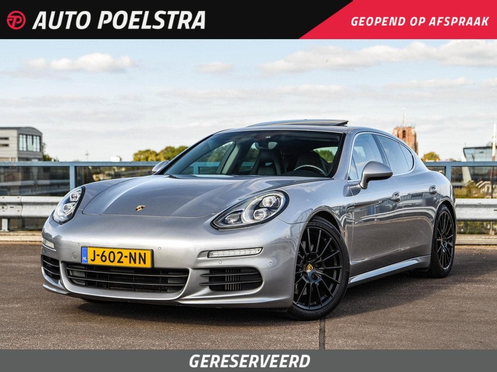 Porsche Panamera 3.0 S 421 PK Facelift Schuifdak Luchtvering, Auto's, Porsche, Automaat, Euro 5, Achterwielaandrijving, Zwart