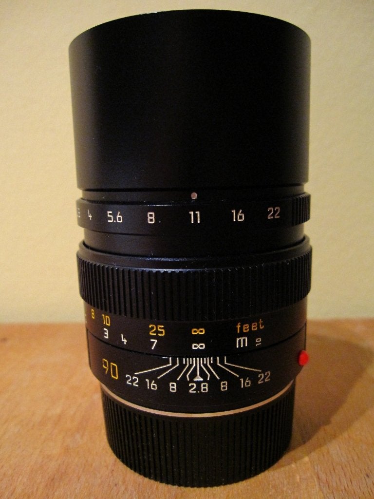 Leica Elmarit-M 90mm f/2.8 objectief, Audio, Tv en Foto, Fotografie | Lenzen en Objectieven, Telelens, Zo goed als nieuw, Leica