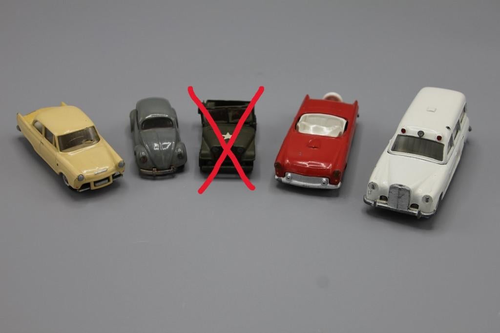 Diverse Tekno’s, Hobby en Vrije tijd, Modelauto's | 1:43, Ophalen of Verzenden, Gebruikt, Auto, Overige merken