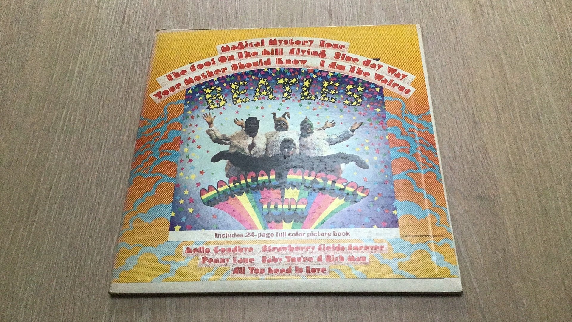 SUBLIEME LP VAN THE BEATLES: MAGICAL MYSTERY TOUR MET BOEKJE, Ophalen of Verzenden, Zo goed als nieuw, LP