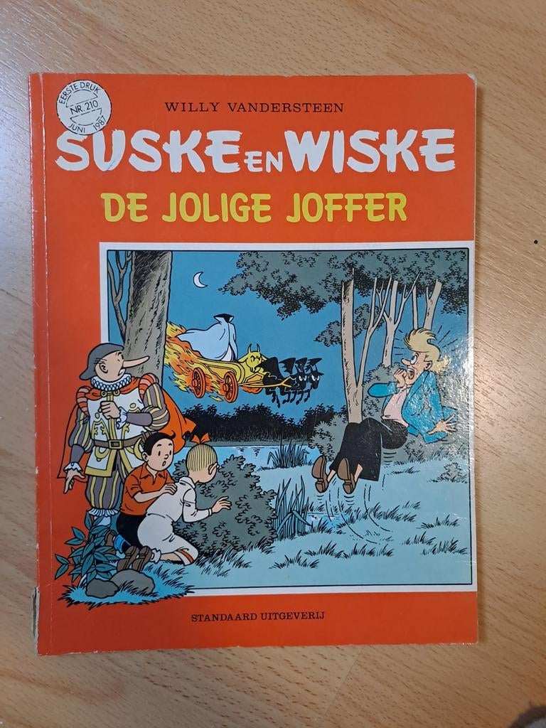 Suske en Wiske - De Jolige Joffer (Eerste Druk), Eén stripboek, Ophalen of Verzenden, Gelezen, Willy Vandersteen