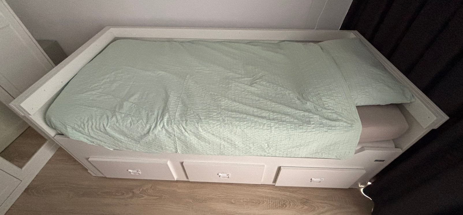Coming Kids Rough uitschuifbaar bed 90/180 x 200 cm 3 lades!, Ophalen, Gebruikt, 90 cm, Eenpersoons
