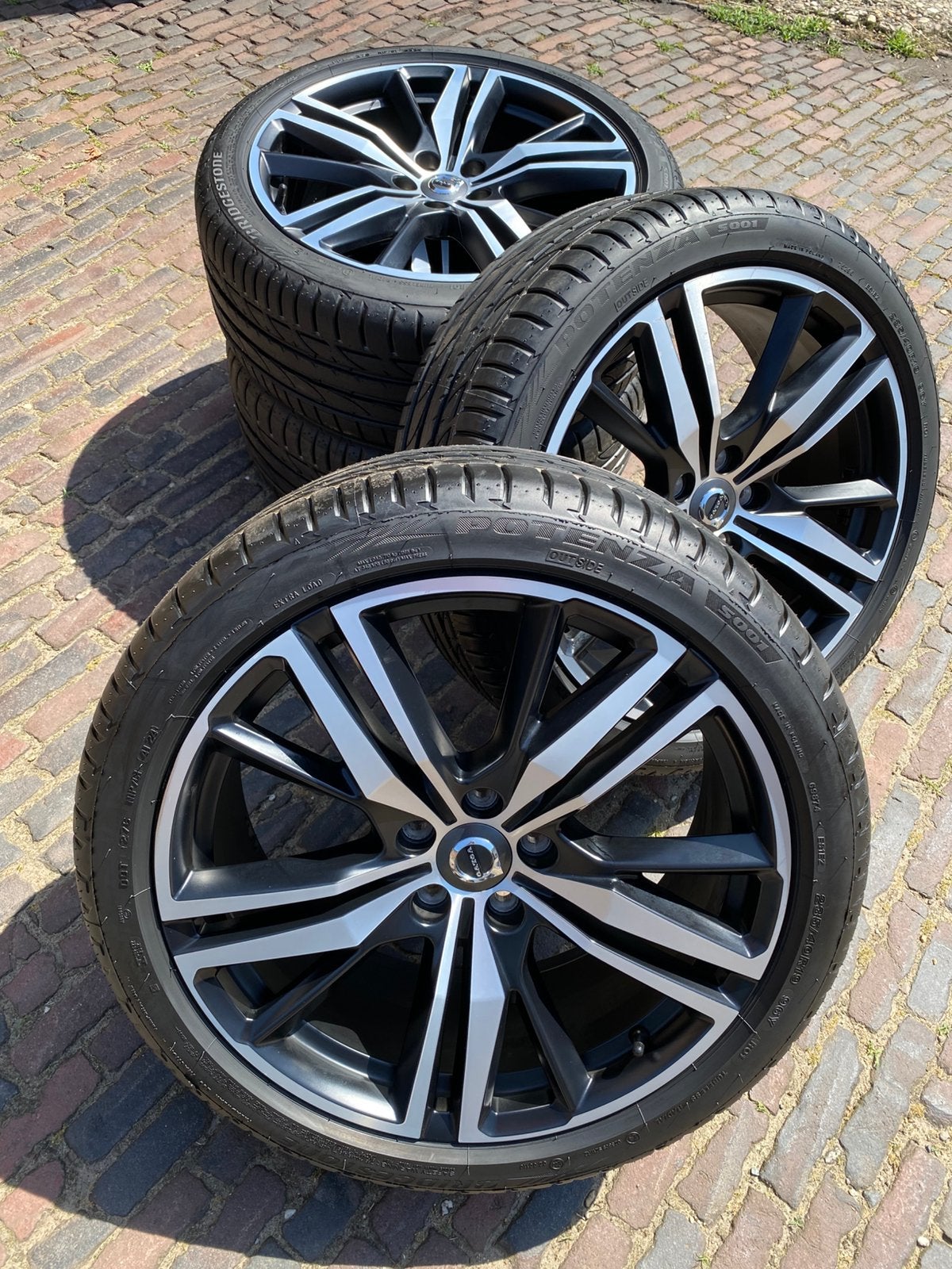 19” Volvo S60 V60 R line velgen + NIEUWE Bridgestone banden, 19 inch, Banden en Velgen, Nieuw, Ophalen of Verzenden