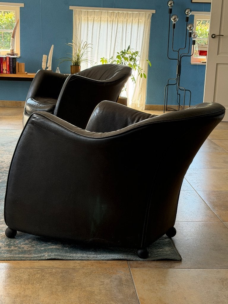 Design fauteuils Gerard van de Berg (twee stuks), Ophalen, Gebruikt, Minder dan 75 cm, Design