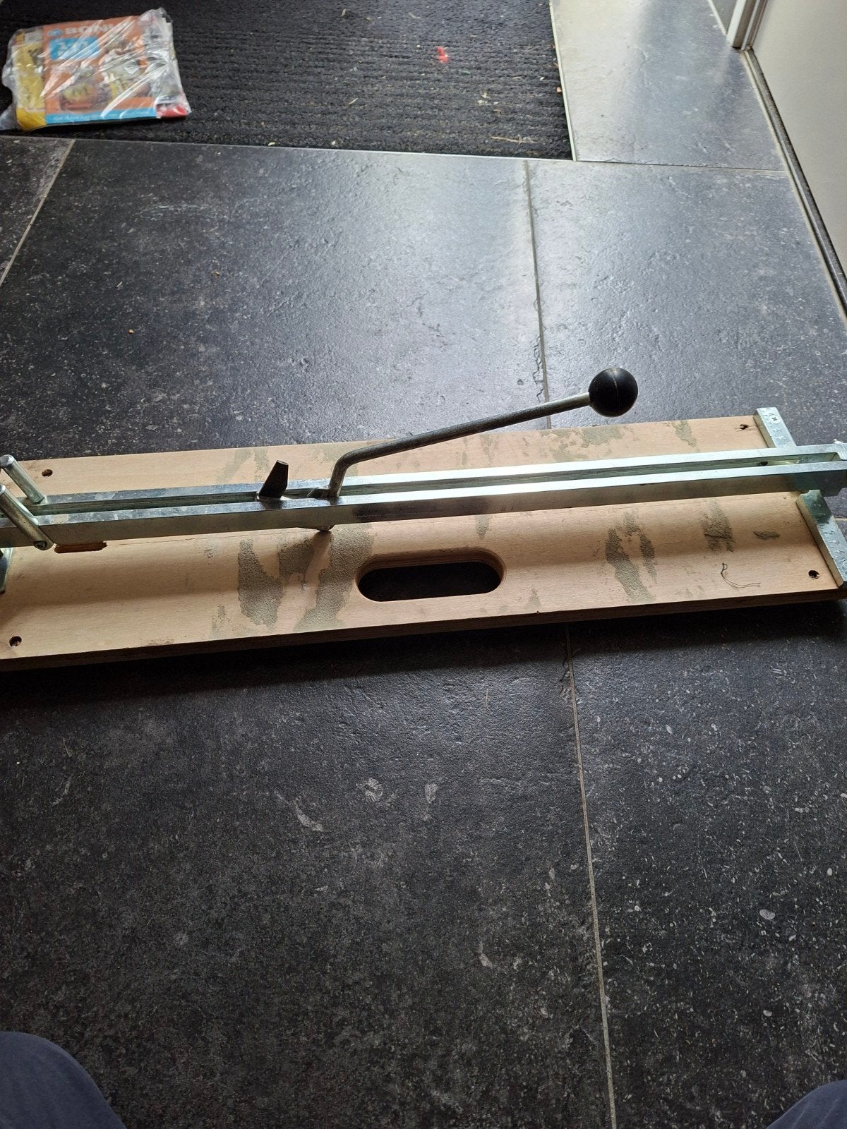 Tegelsnijder voor plavuizen of wandtegels tot 60 cm, Ophalen, Gebruikt, 40 tot 60 cm, Vloertegels