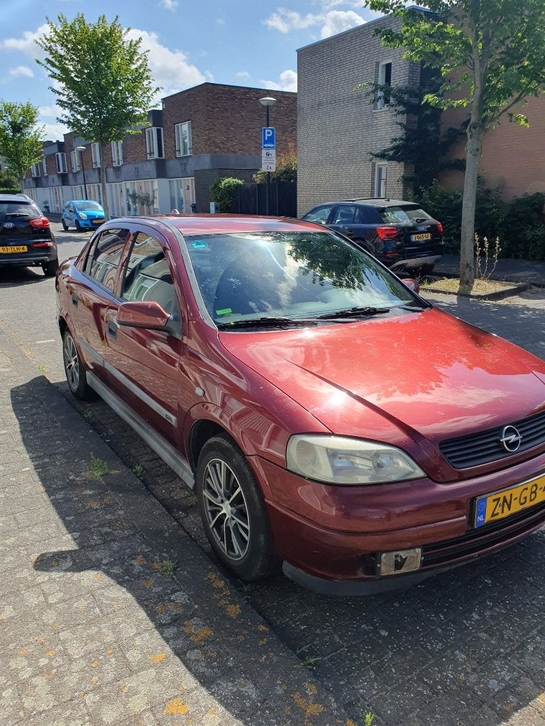Opel Astra G | 1.6 | licht metalen velgen | 16V, Auto's, 4 cilinders, Trekhaak, 100 pk, 49 €/maand