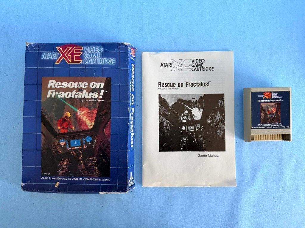Rescue on Fractalus! (Atari XE/XL), Gebruikt, Overige genres, 1 speler, Ophalen of Verzenden