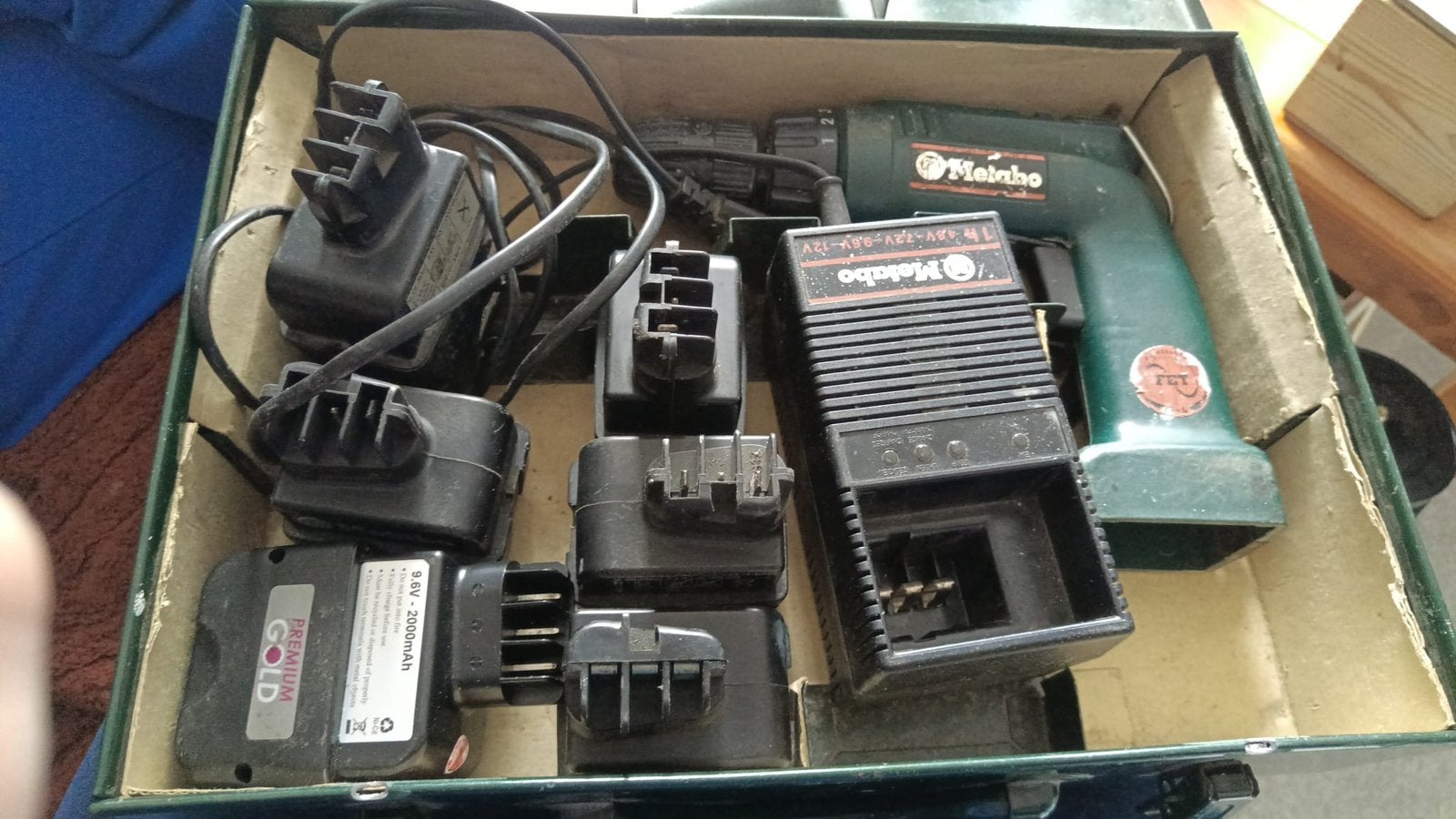 METABO  accuboormachine NI/CAD, Ophalen, Gebruikt, Minder dan 400 watt, Boor- en Schroefmachine