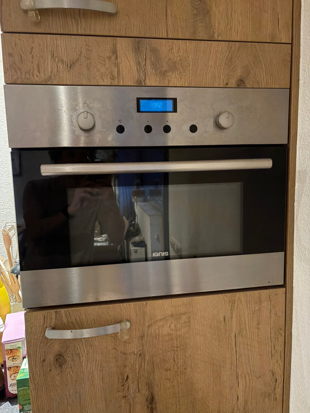 Ignis combi oven - oven werkt - magnetronfunctie kapot, Ophalen, 45 tot 50 cm, Hete lucht, 60 cm of meer