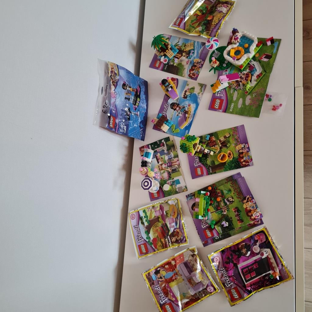 Partij lego friends setjes., Lego, Friends, Ophalen of Verzenden, Zo goed als nieuw