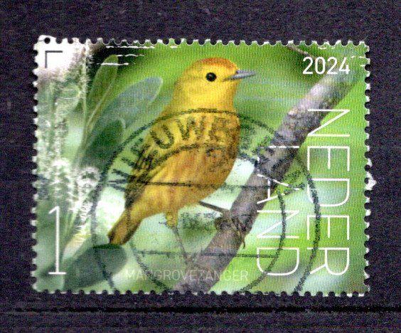 gestempelde zegel. Jaar 2024: beleef de natuur, Ophalen of Verzenden, Na 1940, Gestempeld