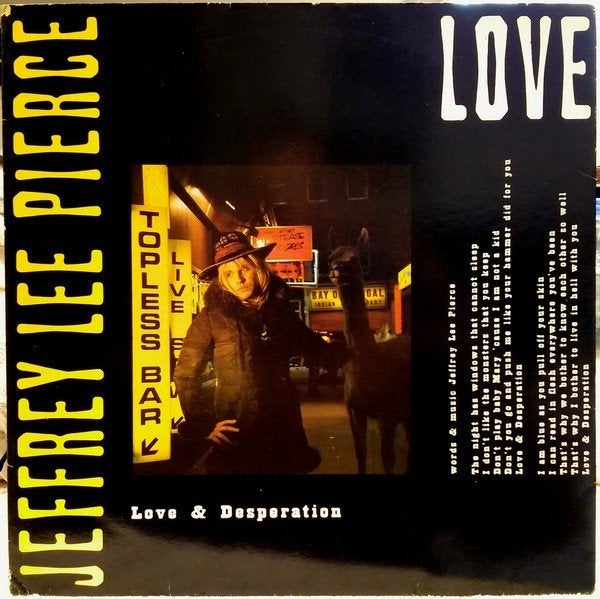 jeffrey lee pierce/love & desperation-garage/punk- gun club, Cd's en Dvd's, Vinyl | Rock, Verzenden, Gebruikt, 12 inch