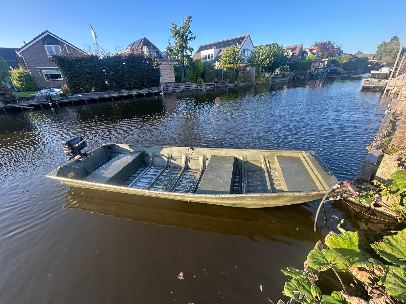 Eggercraft/Xpress 1436 platbodem, Ophalen, Gebruikt, Tot 1.00 meter, Overig typen