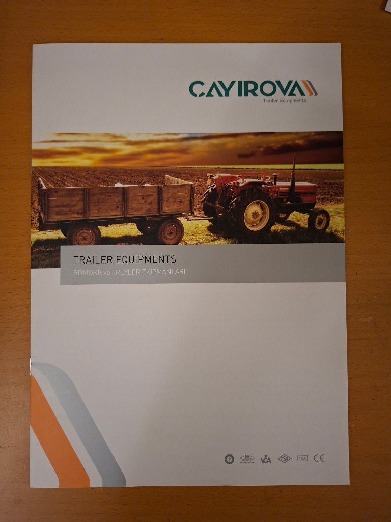 Folder Cayirova trailer onderdelen, Verzenden, Gelezen, Tractor en Landbouw
