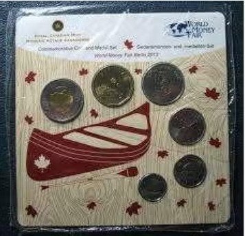 Canada - World Money Fair Berlin 2013 set, Ophalen of Verzenden, Noord-Amerika, Setje