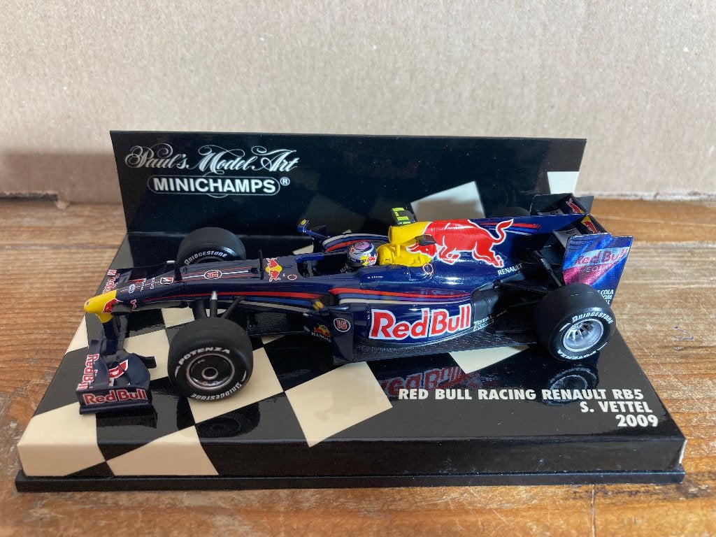 Sebastian Vettel 1:43 2009 Red Bull Racing Renault RB5, Ophalen of Verzenden, Nieuw, Formule 1