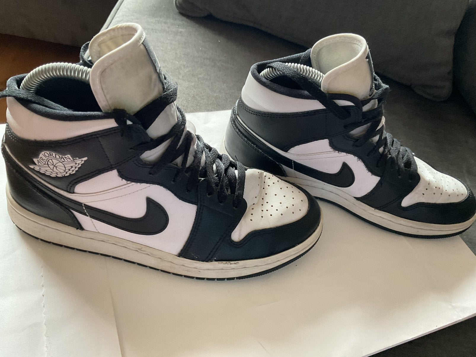 Nike Air Jordan zwart wit maat 39, basketbal schoenen/sport, Ophalen of Verzenden, Zo goed als nieuw, Schoenen