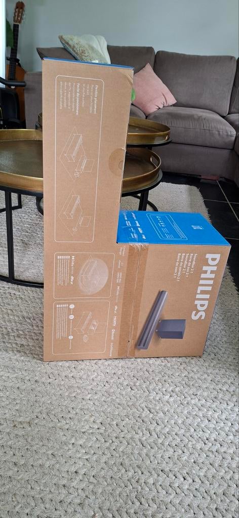 Philips Soundbar 2.1 TAB6100, Ophalen of Verzenden, Nieuw