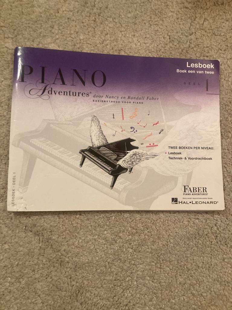 Piano Adventures Lesboek Deel 1 - Nancy & Randall Faber, Gebruikt, Klassiek, Les of Cursus, Ophalen of Verzenden