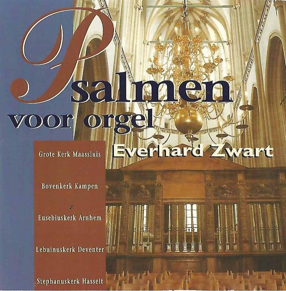 OrgelCD: Everhard Zwart - Psalmen voor orgel, Ophalen of Verzenden, Zo goed als nieuw, Instrumentaal, Orgel