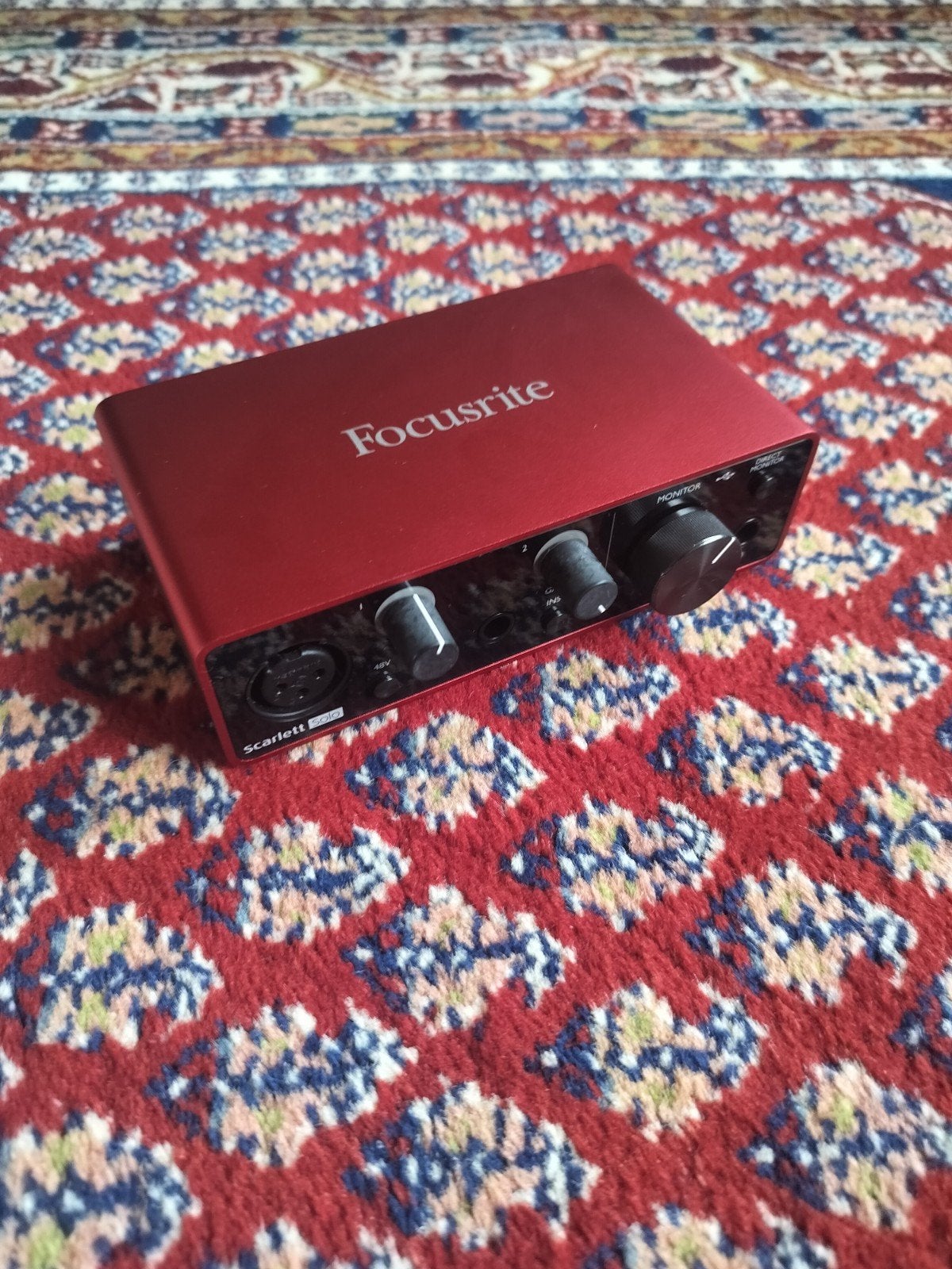 Focusrite Scarlett Solo Audio Interface, Ophalen of Verzenden, Zo goed als nieuw, Minder dan 5 kanalen, Microfooningang