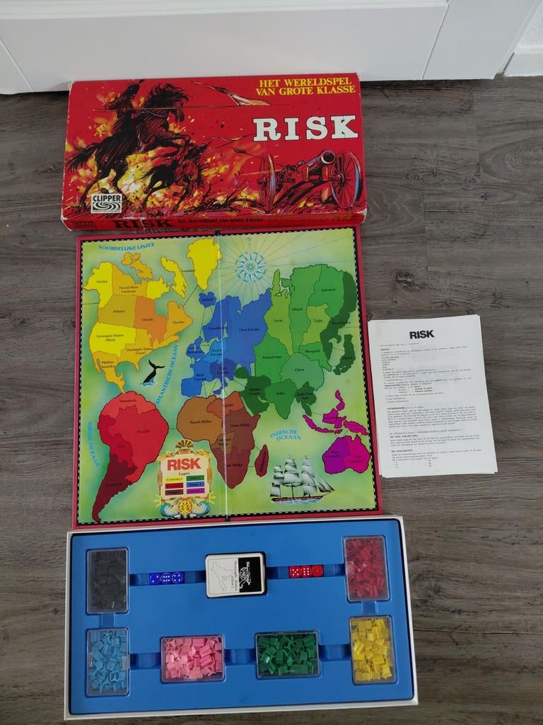 Risk: Het Wereldspel van Grote Klasse - Compleet Bordspel, Hobby en Vrije tijd, Vijf spelers of meer, Ophalen of Verzenden, Gebruikt