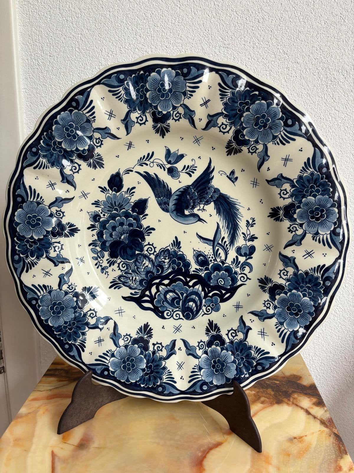 Wandbord Delftsblauw Royal Goedewaagen, 40 cm, Antiek en Kunst, Antiek | Wandborden en Tegels, Ophalen of Verzenden