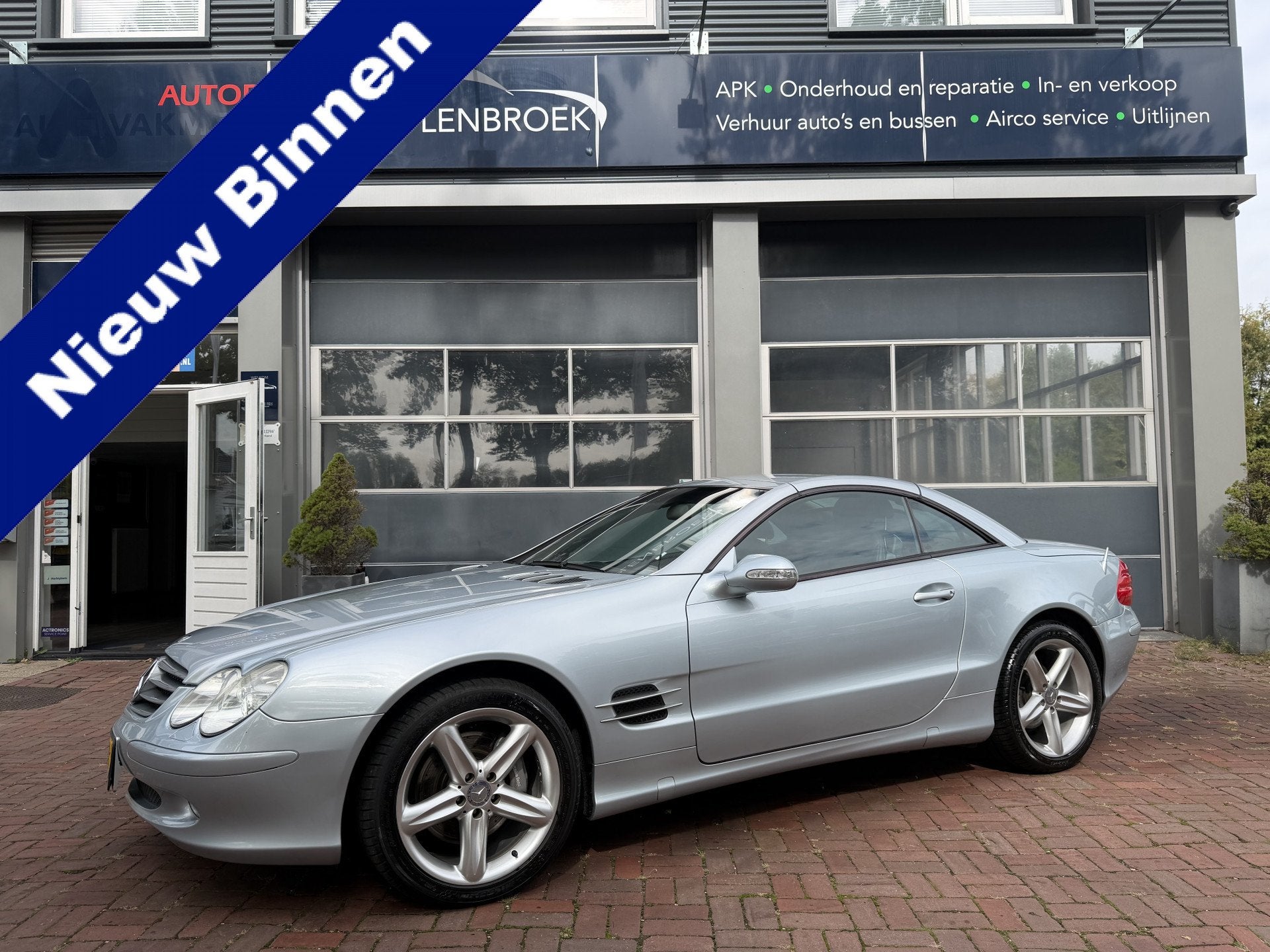 Mercedes-Benz SL-Klasse 500 – 2003 – 128.000 km – 306, Automaat, Dealer onderhouden, Achterwielaandrijving, Gebruikt